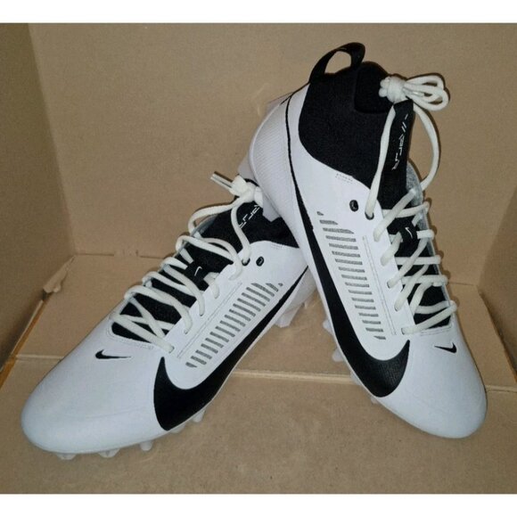 NIKE VAPOR EDGE PRO 360 2 FOOTBALL WHITE/BLACK MEN\'S SIZE 12.5 NEW main image 4